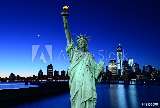 Bild på Statue of Liberty and New York City USA